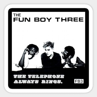 The Telephone Always Rings New Wave Throwback 1982 Sticker